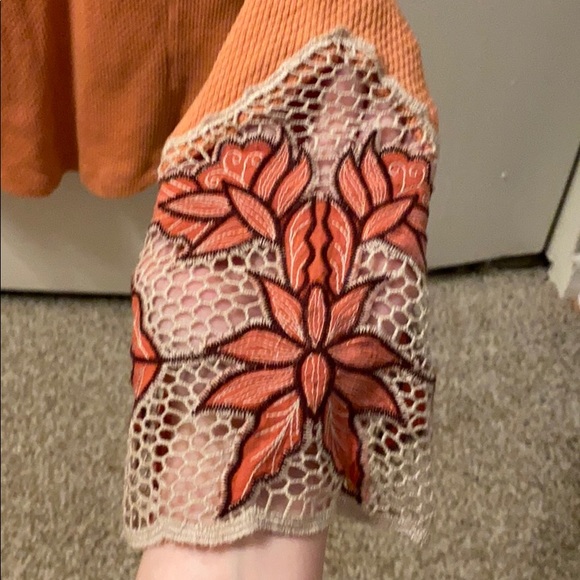 Terracotta Colored Free People Top - Picture 3 of 3